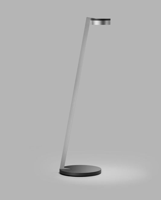BLADE F1 SLIM Floor Lamp in Matt Black and Satin Silver finish