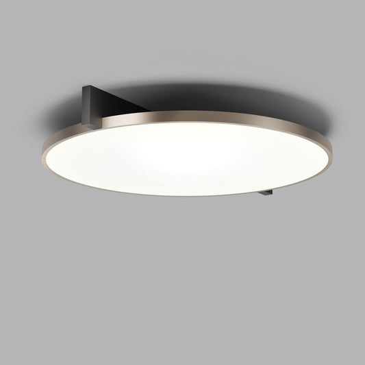 INLAY C3 DISC Ceiling Lamp in Matt Black and Satin Gold finish