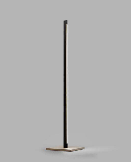 INLAY F1 Floor Lamp in Matt Black and Satin Gold finish