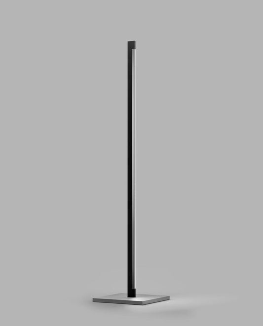 INLAY F1 Floor Lamp in Matt Black and Satin Silver finish