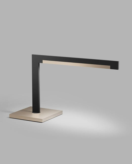 INLAY T2 Table Lamp in Matt Black and Satin Gold finish